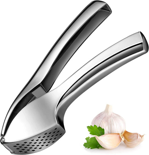 Freetoo Garlic Press, Garlic Mincer Large-Capacity Garlic Crusher, Heavy-duty Garlic Smasher, Rustproof Ginger Press Garlic Squeezer - Professional Grade, Easy Clean, Dishwasher Safe