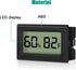 EEEKit 8-Pack Mini Thermometer Hygrometer, Small Digital Electronic Temperature Humidity Meters Gauge Indoor LCD Display Fahrenheit for Humidors, Greenhouse, Garden, Cellar, Fridge, Mason Jar