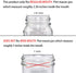 Amolliar Mason Jar Liquid Soap Dispenser Lids - 304 Stainless Steel Pumps & Lids for 16oz Regular Mouth Mason Jar-Rustic/Farmhouse Decor, for Hand Soap,Dish Soap, Lotions/Brushed Nickel-6 Pack