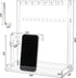 Jewelry Stand Holder Jewelry Tree 4-Tier Necklace Earring Bracelet Ring Watches Hanging Organizer Acrylic Jewelry Display Tower Glasses Perfume Organizer Women Girls Best Gift with Tray