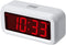 Timegyro Digital Alarm Clock, Battery Operated Desk Clock with 1.2" Large Display for Bedroom, Heavy Sleepers(White)