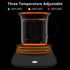 Kerjthu Coffee Mug Warmer, Smart Cup Warmer for Desk with Gravity-Induction & 3-Temperature Control, Black Beverage Warmer for Coffee, Tea, Milk, Tea Warmer Gift for Mother, Father