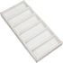 MyGift Whitewashed Wood Sunglasses Holder Storage Box with 6 Compartments, Retail Eyewear Display Tray
