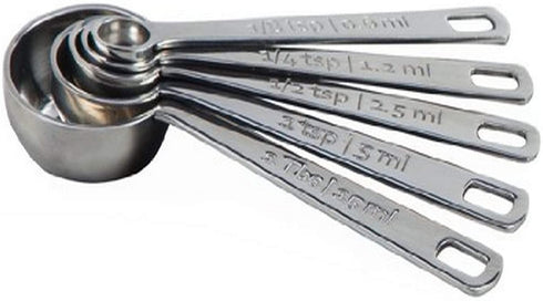 Le Creuset Stainless Steel Measuring Spoons, Set of 5