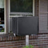 Zomia Window Air Conditioner Covers for Outside Units, Window AC Cover Outdoor Waterproof -21.5" W x 16" D x 15" H Inches Black