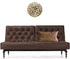 Kdays Thick Brown Faux Leather Lumbar Pillow Cover Cognac Leather Decorative Throw Pillow Case Farmhouse Rectangular Sofa Couch Cushion Covers Modern Minimalist Vegan Pillow Cover 12x20 Inches