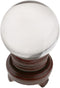 Micro Trader Quartz Clear Crystal Glass Healing Ball Sphere Balance Inspiration 3.94inch