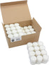 Stonebriar Bulk 96 Pack Unscented Smokeless Long Burning Clear Cup Tea Light Candles with 8 Hour Extended Burn Time