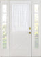Stylemaster Splendor Batiste Door Panel, 56" by 40", White