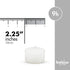 BOLSIUS 16 Unscented Tea Lights in Clear Cups - 9 Burn Hours - Premium European Quality - Consistent Smokeless Flame - 100% Cotton Wick - Dinner, Wedding, Party, Spa, Church, & Home Décor Tealights