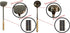 Wok Utensils Set 1 Wok Spatula & 1 Wok Ladle Set Large Size L17.5' x 5' Chinese Cooking Tools Wok Spoon & Wok Turner Cooking Utensils Set Wok Tools Wok Accessories Chuan Hoak Quality Stainless Steel