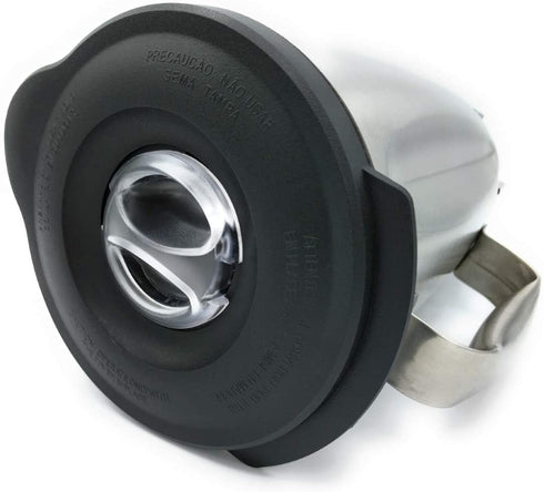 Blendin Replacement 48 ounces Stainless Steel Jar Set with Handle, Compatible with Oster & Osterizer Blenders