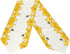 Granbey Bees Table Runners Yellow Honey Bee Daisy Flower Honeycomb Farmhouse Decorations Table Runner for Home Kitchen Dinner Party Or Indoor and Outdoo Decor 13x70 Inches Long