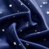 Autumn Dream Navy Blue Star Kids Blackout Curtains Panels for Bedroom, Grommet Top Starry Sky Kids Curtains for Nursery, Living Room (52by63inch)