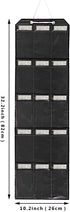 ESINGMILL Eyeglass Sunglasses Organizer Hanging Wall - Glasses Holder Storage Display Pocket Mount Hanger on Wall or Door, 9/15/25 Slots