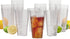 US Acrylic Clear Value Set Plastic Re-usable 20-ounce Tumblers | set of 16