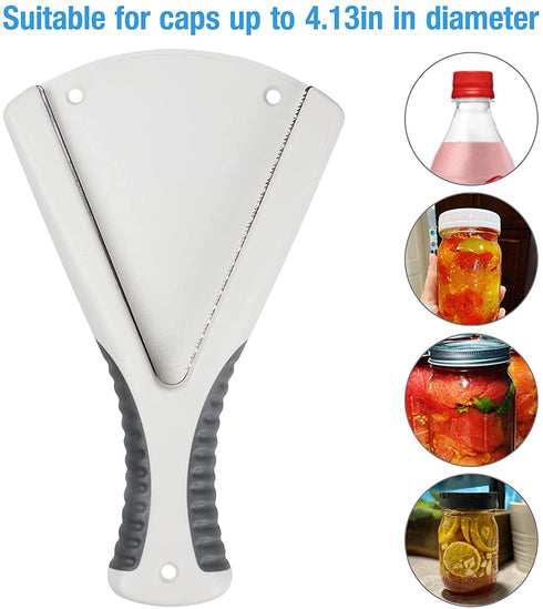 Jar Opener, Ideal Jar Lid Opener, Effortless to Unscrew Any-Sized Jar, Jar Gripper Tool Suitable for Weak Hands or Seniors with Arthritis, Lid Opener Grip Jar Opener Tool