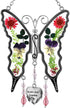 World`s Best Grandma New Butterfly SunCatcher Stained Glass Butterfly Sun Catcher Wind Chime for Windows for Grandma Happy Mother`s Day Valentine's Day Birthday Christmas Thanksgiving Gift
