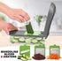 LHS Vegetable Chopper, Pro Onion Chopper Slicer Dicer Cutter - Cheese & Veggie Chopper - Food Chopper Dicer with 5 Blades (Gray?