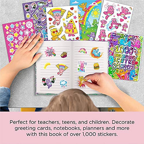 Fashion Angels Care Bear 1000+ Unbearably Cute Stickers for Kids, Fun Craft Stickers for Scrapbooks, Planners, Gifts and Rewards, 40-Page Sticker Book for Kids Ages 6 and Up