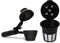 Cafe Supreme Reusable Single Serve Coffee Filter K Cup Pod + EZ-Scoop Coffee Scoop with Funnel | Compatible with Keurig K Supreme (Plus) Coffee Maker