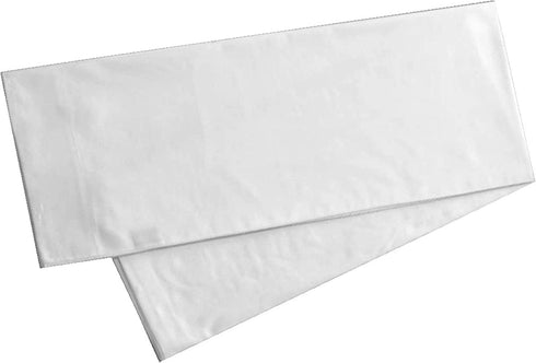 Body Pillowcase 20 x 54, 100% Cotton, 400 Thread Count Percale Weave, Body Pillow Cover, (21 x 60, White)