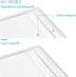HIIMIEI Acrylic Tissue Box Cover 5.4x5.4x5.4'' Clear Tissue Holder Napkin Dispenser for Home Office Restaurant-Clear
