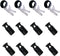Garden Flag Rubber Stoppers and Tiger Anti-Wind Clips Accessories for Garden Flag Stand-Holder-Pole Keep Your Flags from Flying Away in High Winds (4 Pack)