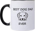 Best Dog Mom/Dad Ever Set of 2 -Perfect Dog Lover Gifts Pet Owner for women men,dog mom and dad coffee mugs