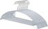 Nature Smile 10 Pack Non-Slip Suit Hanger,Coat Jacket Hangers,Sweater Hangers,PVC-Coating Metal Hangers for Pants,Shawls,Belts,Bras - Dimple & Crease Free T-Shirt Hangers,Silvery Grey Color