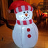 GOOSH 5 FT Height Christmas Inflatables Outdoor Snowman, Blow Up Yard Decoration Clearance with LED Lights Built-in for Holiday/Christmas/Party/Yard/Garden