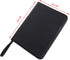 48 Fountain Pen Case PU Leather, Rollerball Pen Display Holder Bag, Pouch Large Capacity for your Collection - Black