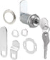 Defender Security U 9945 (Keyed Different) Drawer and Cabinet Lock – Secure Important Files and Drawers, 1 1/8”, Diecast Stainless Steel, Fits on 13/16” Max Panel Thickness