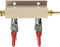 Draft Warehouse CPG222 Air Distributor 5/16", CO2 Manifold (Select 2 , 3 or 4 Way) (2 Way)