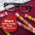 STARBURST Swirlers Chewy Sticks Candy Share Size 2.96 oz. Bag