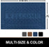 Mibao Durable Door Mat, Heavy Duty Rubber Doormats, Welcome Mats, Indoor Outdoor, Non-Slip, Easy Clean, Absorb Water, Low-Profile Mats for Entry, Patio, Garage, Entrance Way (18×30, Blue)