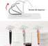 Adhesive Hooks.Heavy Duty Self Wall Hooks15lb(Max),Waterproof and Oilproof Transparent hooks11 Pack