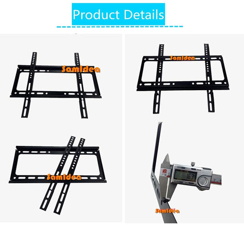 SamIdea Universal TV Wall Mount Bracket Fixed Flat Panel for 26-55" LCD LED Monitor TV Stand Holder (26"~55" Mount)