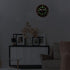 Lafocuse Black Wall Clock Glow in Dark Non Ticking Silent with Luminous Tick Mark Garage Design Quarz Clocks for Living Room Bedrooms 12 Inch