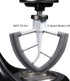 Flex Edge Beater for KitchenAid Tilt-Head Stand Mixer, 4.5-5 Quart Flat Beater Paddle with Flexible Silicone Edges Bowl Scraper