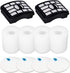 Vacuum Filters Replacement for Shark Rotator Professional Lift-Away NV500 NV501 NV502 NV503 NV505 NV510 NV520 NV552 ZU780 ZU782 ZU785 UV560, 2 Post Filters +4 Foam&Felt Filters, Part # XFF500 & XHF500