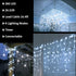 Toodour LED Icicle Lights, 360 LED, 29.5ft, 8 Modes, Window Curtain Fairy Lights with 60 drops, Led Christmas Lights, Icicle Fairy Twinkle Lights for Party, Holiday, Wedding Decorations (Pure White)