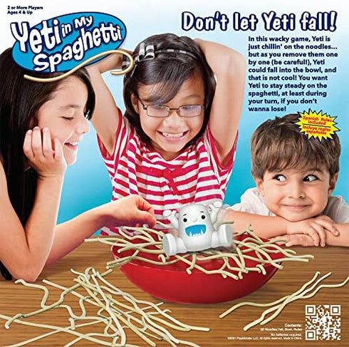 Yeti In My Spaghetti — Silly Children's Game — Hey, Get Out of my Bowl — Ages 4+ — 2+ Players