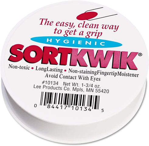 Lee Sortkwik Fingertip Moisteners, 1 3/4 oz, Pink, 3 Pack (10134)