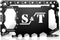 Pocket Tool Wallet - 46 in 1 Multitool Credit Card Size - Cash Clip - Multi Purpose Tool Card (Black)