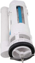 BQLZR White Toilet Cistern Dual Flush Push Button Valve 25cm Height Fit for Drain Diameter 65-75mm (See Video)