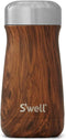 S'well Stainless Steel Traveler-12 Fl Oz Triple-Layered Vacuum-Insulated Travel Mug Keeps Coffee, Tea and Drinks Cold for 20 Hours and Hot for 9-BPA-Free Water Bottle, 12 oz, Teakwood