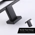 KES Bathroom Towel Ring, Towel Holder Wall Mount SUS304 Stainless Steel Matte Black Finish, A2480DG-BK