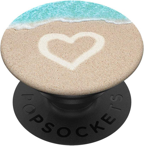Heartfelt Beach - Cell Phone Mount & Hand Holder Knob 6836 PopSockets PopGrip: Swappable Grip for Phones & Tablets