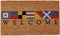 Calloway Mills 121601729 Nautical Welcome Doormat, 17" x 29", Multicolor